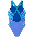 Speedo Badedrakt - Powerback - Måneskinn Lavender/Hyper Te - Speedo - 13-14 år (158-164) - Badetøy - Blå