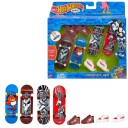 Hot Wheels Fingerskateboard 4-Pakning assortert Tricked Out