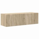  TV Veggskap Veggmontert Sonoma 60 x 31 x 29.5 cm Konstruert tre