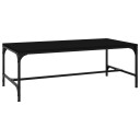 vidaXL Salongbord svart 100x50x35 cm konstruert tre