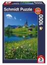 Schmidt Puslespill 57391 Puslespill 1000 brikker Inzell Einsiedlhof og St. Nicholas kirke