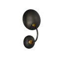 Keira vägglampa brons/antik mässing