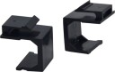 Value 25.99.8209 RJ45 deksel svart 10 stk