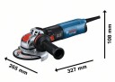 Bosch Vinkelsliper GWX 14-125 S 1400w 125mm