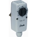 Danfoss AT-systemtermostat 30–90 °C for Hydraulikk med 1-polet Design