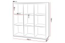 Franzine Bokhylle 114 cm   Hvit