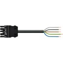 Tilkoblingskabel 3M 5G1.5 Hunnfri Sort