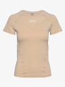 Aim'n Soft Basic Short Sleeve Beige L