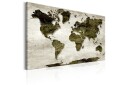Tavla World Map: 60x40 Grön  