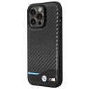 BMW Mobildeksel iPhone 14 Pro Carbon Effekt Svart