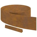  Hageplen Avgrensning 4 pcs Rusten 450 x 20 cm Cortenstål