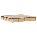  Sengestamme med lagring Brun 200 x 200 cm Furu tre