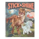Dino World Colouring Book Stick & Shine  0412473 