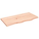  Bordplate 80x40x(2-4) cm ubehandlet heltre eik 3156291