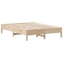 vidaXL Sengeramme 120x200 cm heltre furu 8721012428669