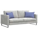  Sofaputer 2 pcs Blå 60 x 40 cm stoff