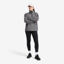 Revolutionrace Bigfoot Half zip Pile Fleece Dame Dark Grey Melange S Dame Overdeler Fleece & midlayers