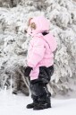 Isbjörn of Sweden Kids' Penguin Snowsuit 86, Frost Pink
