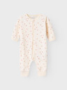 Name It Nightsuit Zip Buttercream Hearts Beige 104
