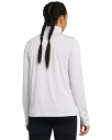 UA Tech 1/2 Zip Twist Halo Gray L