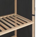 vidaXL Skoskap med trekk gr? 79x40x80 cm stoff