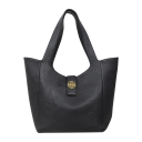 Janelle Bag Black One Size Leather tote bag