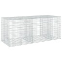 vidaXL Gabion med 5 mm Tråd og 5x10 cm Maske 250x100x100 cm