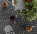 Georg Jensen Damask Christmas juletreduk tradisjonell octogon grå 130x130 cm