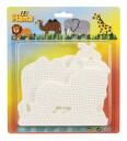 Hama Ironing Beads Pegboards - Animals 4pcs.