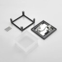 Lucande Kvadratisk utevegglampe Aurelien