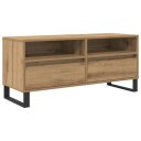  TV skap Artisan Eik 100 x 34,5 x 44,5 cm Ingeniørtre og jern