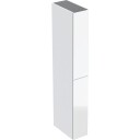 Geberit Acanto høyskap 24x180 cm hvitt glass