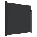  Uttrekkbar sidemarkise svart 200x300 cm 4004354