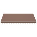vidaXL Erstatningsduk for markise brun 4,5x3 m