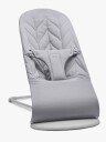 BabyBjörn Bliss Vippestol Vevet Bladmønstret Quilt Lysegrå