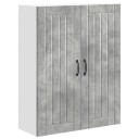  Kjøkkenskap Betonggrå 80 x 31 x 100 cm Konstruert tre