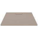 vidaXL Dusjbrett SMC brun 100x80 cm