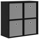  Serviesskap med skuff Svart Eik 59,5 x 27 x 57 cm