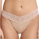 Hanky Panky Truser Supima Cotton Original Rise Thong Beige One Size Dame