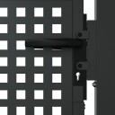 vidaXL Hageport antrasitt 105x150 cm stål