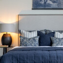 Artwood MEGHAN sengeteppe   W 260 x L 260 cm Blue