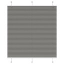  plisségardin antrasitt 120x100cm Stoff Bredde 119,4cm Polyester