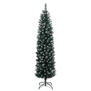  Kunstig slankt juletre 300 LED 240 cm