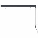 vidaXL Utendørs rullegardin 160x250 cm hvit og oransje