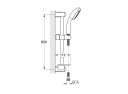 Grohe New Tempesta 100 III 27600001 Dusjsett 3-stråler krom