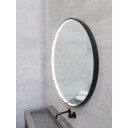 Sanibell Proline speil, Ø60 cm, sort
