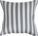 Borg Living Putetrekk - 100% Bomullssateng - Nordic Stripe grå - Stripete - 60x63 cm