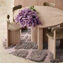 Rundt teppe   Otranto Natural Cotton Shaggy taupe Størrelse: Ø 200 cm