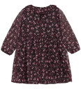 Creamie Kjole Flower Dobby Svart Creamie 1½ år 86 Kjole Lilla Rosa