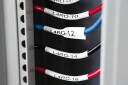 DYMO Rhino krympeflex, 9mm, 1.5m, sort p gul